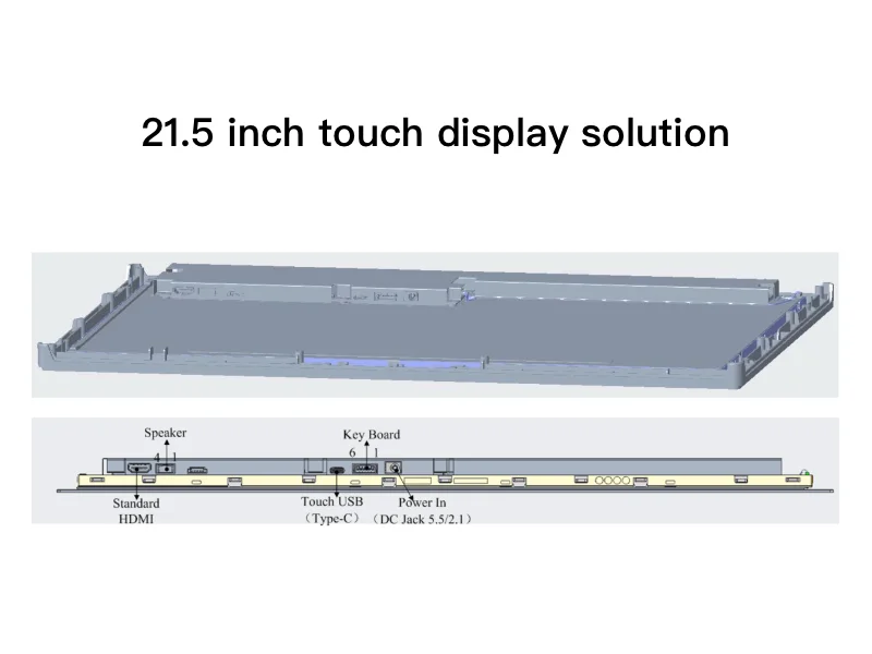 Integrazione touch + display: una soluzione di progettazione più efficiente per le apparecchiature self-service