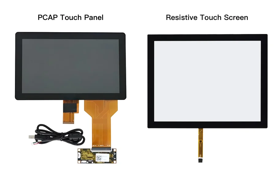 Processo di produzione dei touch panel: uno sguardo approfondito alla struttura dei PCAP e dei touch panel resistivi